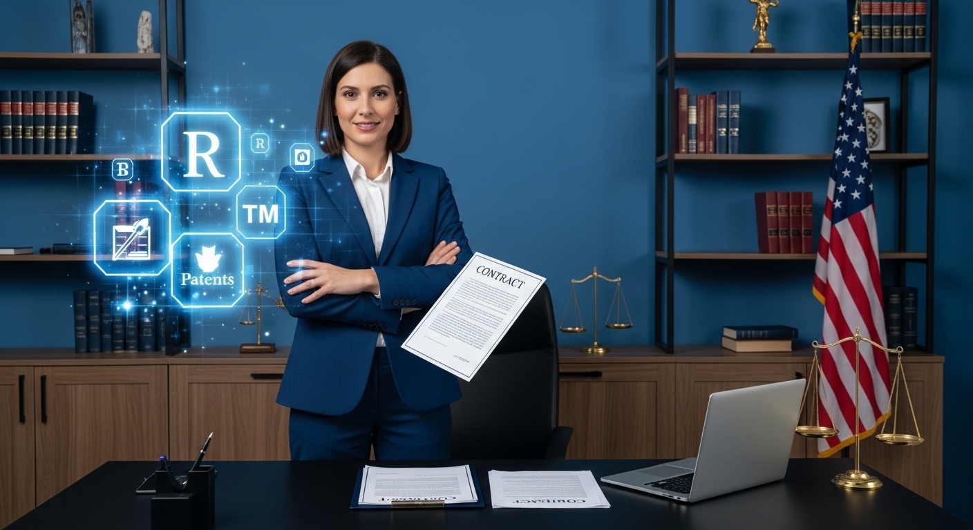 Attorney Providing Expert Legal Services for Contract and Intellectual Property Issues